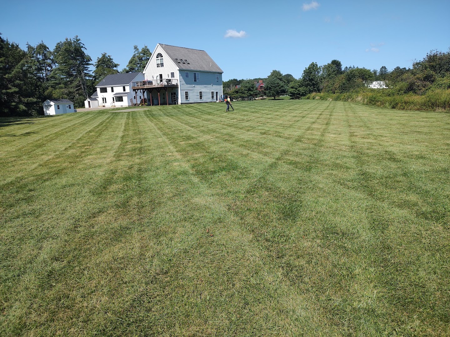 Weekly lawn maintenance in Portland